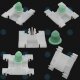 10 x YOU.S Original Zierleisten Befestigung Clips kompatibel mit VW Golf / kompatibel mit Vento 1H0853585B