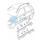 10 x YOU.S Original Zierleisten Befestigung Clips kompatibel mit VW Golf / kompatibel mit Vento 1H0853585B