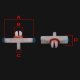 20 x YOU.S Original Zierleisten Befestigung Clips für AUDI / VW - 113853585C