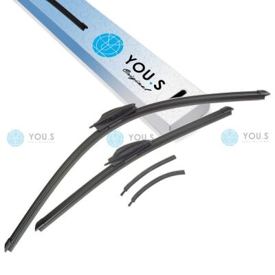 2 YOU.S SCHEIBENWISCHER VORNE 650/450 mm für RENAULT...