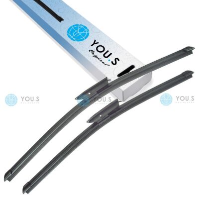2 YOU.S SCHEIBENWISCHER VORNE 500/450 mm kompatibel mit...