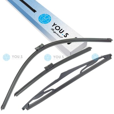 YOU.S Original SCHEIBENWISCHER SET VORNE + HINTEN...
