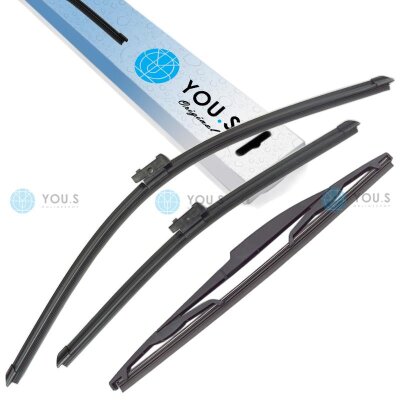 YOU.S Original SCHEIBENWISCHER SET VORNE + HINTEN...