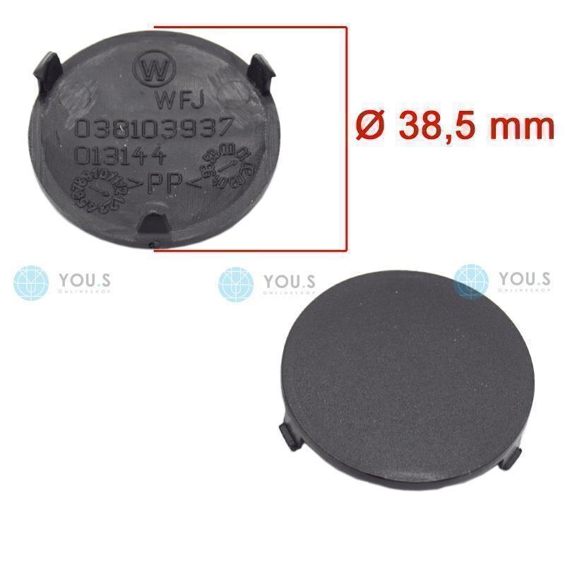 Kappe Ø 38,5 mm kompatibel mit Audi kompatibel mit Seat kompatibel mit Skoda kompatibel mit VW Motorabdeckung Verschluss (4 Stück)