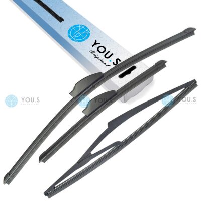 YOU.S Original SCHEIBENWISCHER SET VORNE + HINTEN...