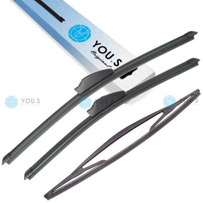 YOU.S Original SCHEIBENWISCHER SET VORNE + HINTEN...
