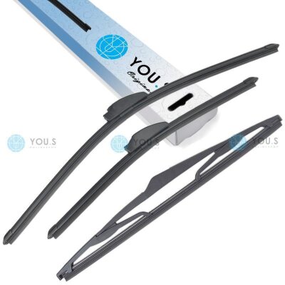 YOU.S Original SCHEIBENWISCHER SET VORNE + HINTEN...