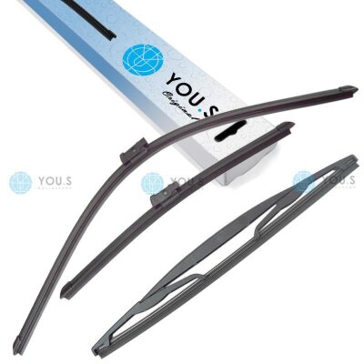 YOU.S SCHEIBENWISCHER SET VORNE + HINTEN für SUBARU
