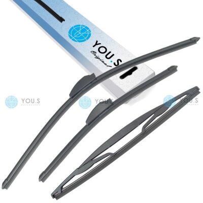 YOU.S Original SCHEIBENWISCHER SET VORNE + HINTEN...