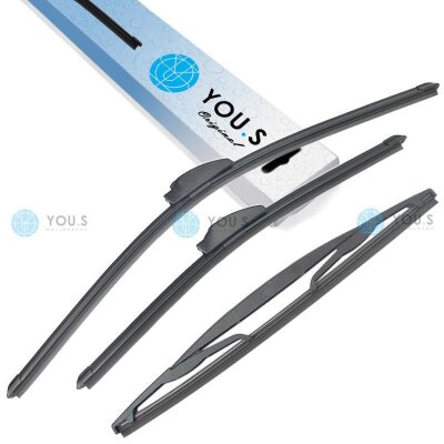 YOU.S Original SCHEIBENWISCHER SET VORNE + HINTEN...