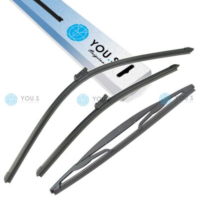 YOU.S Original SCHEIBENWISCHER SET VORNE + HINTEN...
