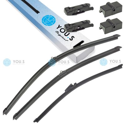 YOU.S Original SCHEIBENWISCHER SET VORNE + HINTEN...