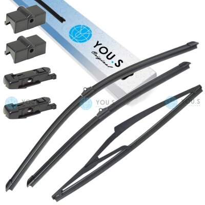 YOU.S Original SCHEIBENWISCHER SET VORNE + HINTEN...