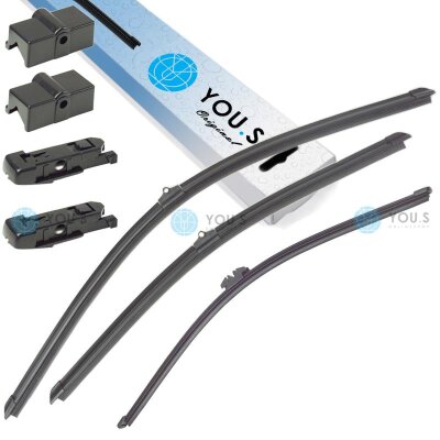 YOU.S Original SCHEIBENWISCHER SET VORNE + HINTEN...