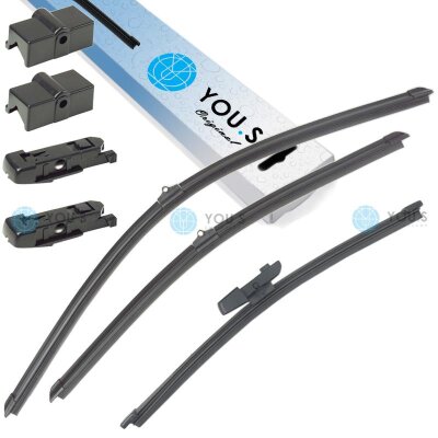 YOU.S Original SCHEIBENWISCHER SET VORNE + HINTEN...
