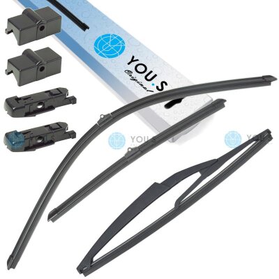 YOU.S Original SCHEIBENWISCHER SET VORNE + HINTEN...