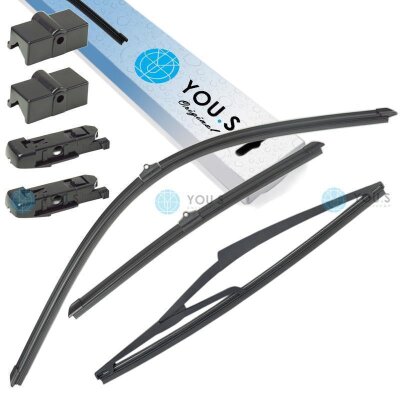 YOU.S Original SCHEIBENWISCHER SET VORNE + HINTEN...