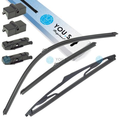 YOU.S Original SCHEIBENWISCHER SET VORNE + HINTEN...