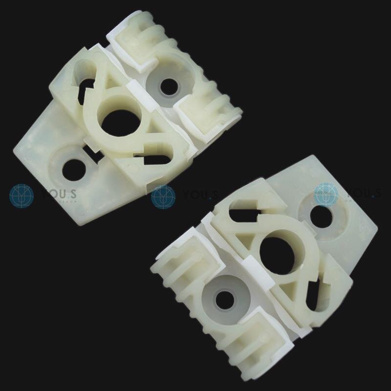 YOU.S Original Fensterheber Gleitstücke 4-teilig SET Vorne L und R für VW Golf V / Jetta III / Plus