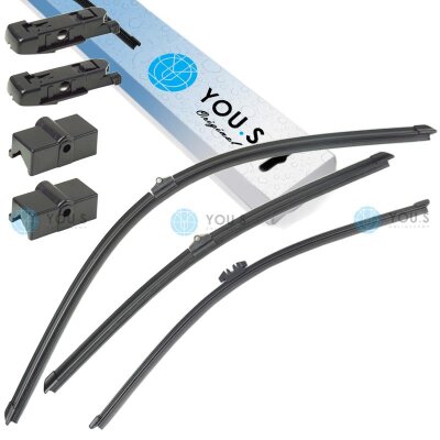 YOU.S Original SCHEIBENWISCHER SET VORNE + HINTEN...