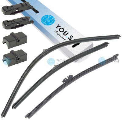 YOU.S Original SCHEIBENWISCHER SET VORNE + HINTEN...