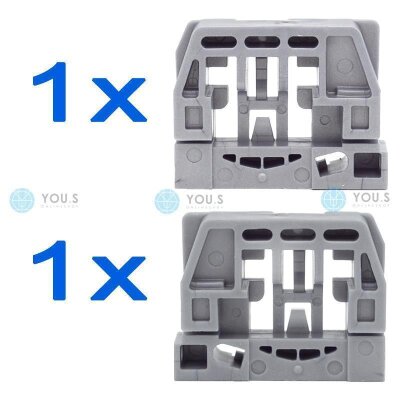 YOU.S Original Fensterheber Gleitstücke SET Hinten L / R für VW Caddy III / Touran