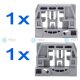 YOU.S Original Fensterheber Gleitstücke SET Hinten L / R für VW Caddy III / Touran