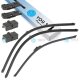 YOU.S Original SCHEIBENWISCHER SET VORNE + HINTEN kompatibel mit VW TOURAN (1T1, 1T2)