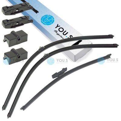 YOU.S Original SCHEIBENWISCHER SET VORNE + HINTEN...