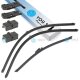 YOU.S Original SCHEIBENWISCHER SET VORNE + HINTEN kompatibel mit VW GOLF PLUS (5M1, 521)