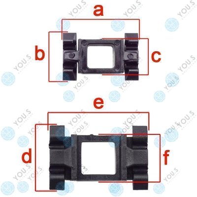 10er SET YOU.S Original Befestigung Clips Seitenschweller für MERCEDES-BENZ