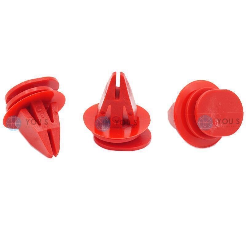 50x YOU.S Befestigungsclips Clips Rot Seitenschweller Radkasten für Mini 51717127742