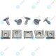 20 x YOU.S Original Unterbodenschutz Schraube + Klemmmutter für AUDI SEAT SKODA VW
