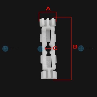 10er SET YOU.S Original Befestigung Clips Zierleisten...