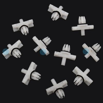 10 x YOU.S Original Dachleisten Befestigung Clips mit...