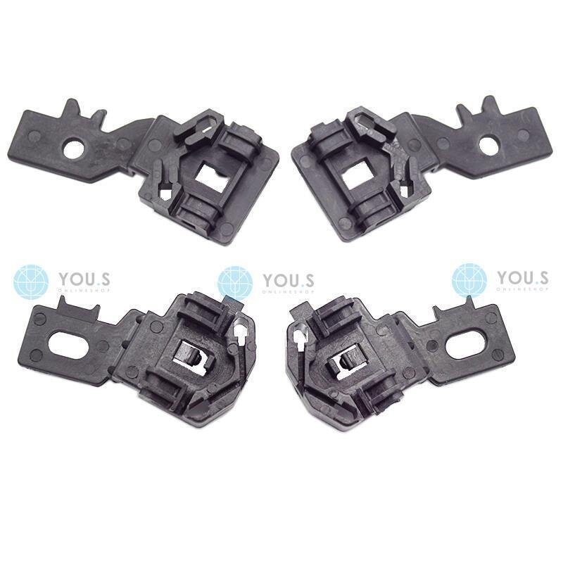 4 x YOU.S Original Fensterheber Gleitbacken SET Vorne Links + Rechts für NISSAN