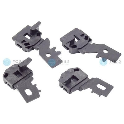4 x YOU.S Original Fensterheber Gleitbacken SET Vorne Links + Rechts für NISSAN