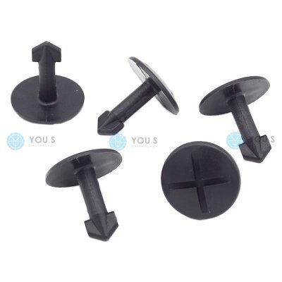 5 x YOU.S Original Unterboden Klemmstift Befestigung Clips kompatibel mit VW Passat (3B2) (3B3) (3B5) (3B6)