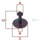 5 x YOU.S Original Unterboden Klemmstift Befestigung Clips kompatibel mit VW Passat (3B2) (3B3) (3B5) (3B6)