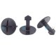 100 x YOU.S Original Unterboden Klemmstift Befestigung Clips kompatibel mit VW Passat (3B2) (3B3) (3B5) (3B6)