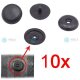 10 x YOU.S Original Gurtstopper Sicherheitsgurt Stopper Clip Universal Schwarz