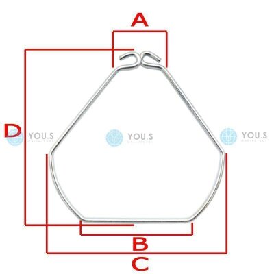 1 x YOU.S Original Sicherungsclip Turboschlauch für RENAULT 1.5 dCi - 7701068600