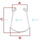 1 x YOU.S Original Sicherungsclip Turboschlauch für RENAULT 1.5 dCi - 7701071151