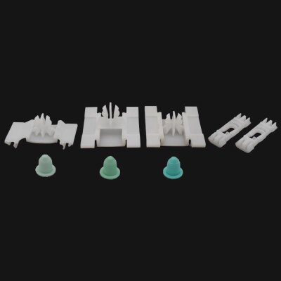 160 x YOU.S Original Zierleisten Dachleisten Montage Clips SET kompatibel mit VW Golf III