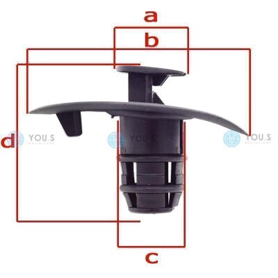 8 x YOU.S Orig. Jack Pad Wagenheberaufnahme Clips für MERCEDES-BENZ - 2029970186