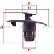 8 x YOU.S Orig. Jack Pad Wagenheberaufnahme Clips für MERCEDES-BENZ - 2029970186
