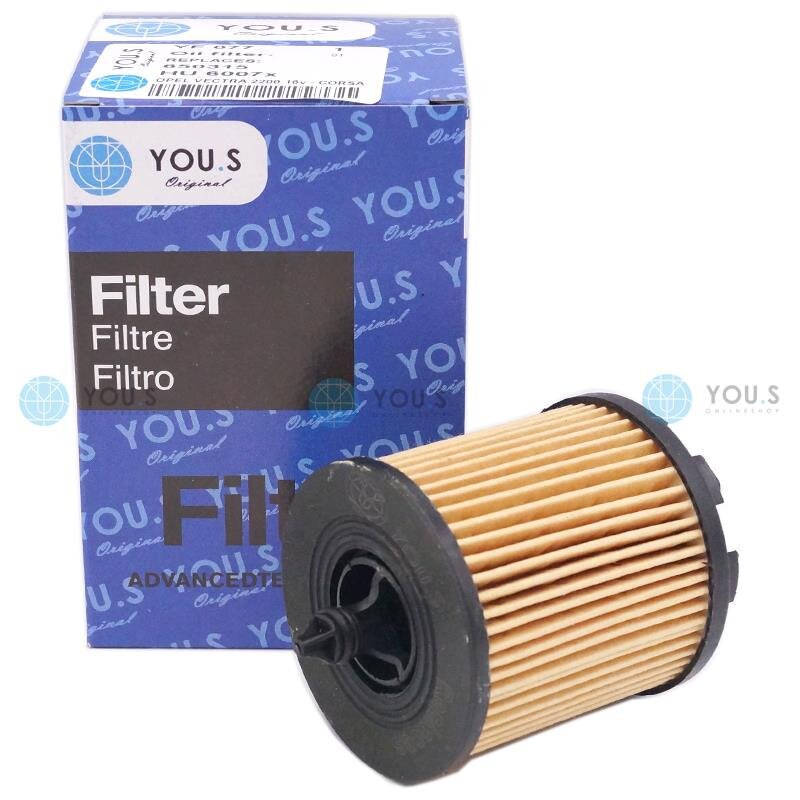 YOU.S Ölfilter kompatibel mit ALFA ROMEO CHEVROLET FIAT OPEL SAAB 1.8 1.9 2.0 2.2 2.4