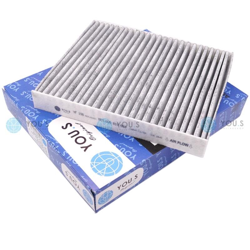 YOU.S Innenraumfilter Aktivkohlefilter kompatibel mit AUDI SEAT SKODA VW MERCEDES-BENZ