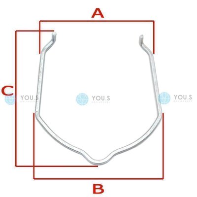 1 x YOU.S Original Sicherungsklammer Turboschlauch für AUDI SEAT SKODA VW