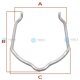 2 x YOU.S Original Sicherung Klammern Turboschlauch für AUDI SEAT SKODA VW